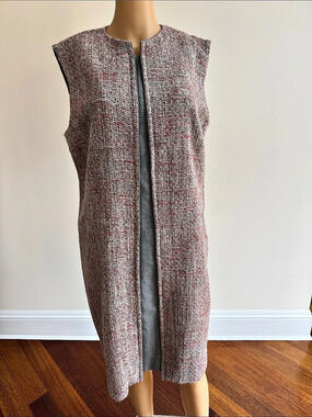 LAVIA 18 Women's Wool Blend Tweed Look Sheath Dress Size IT 46